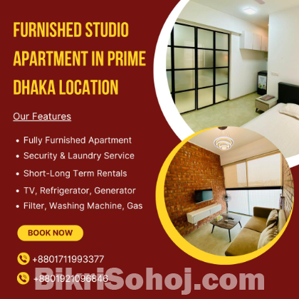 Furnished Two Bedroom Flats for Rent In Baridhara.